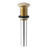 Gerber D495082BB 1 1/2" Drain without Overflow with Cover & Grid Strainer - Brushed Bronze
