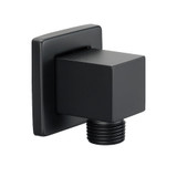 Gerber Square Wall Supply Elbow for Handshower - Satin Black - D469059BS
