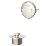 Gerber Classics G00N6883 Bathtub Lift & Turn Drain Trim Kit - Brushed Nickel