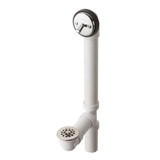 Gerber Classics Schedule 40 PVC Trip Lever Drain for Standard Tub - Chrome - G0041572