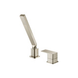 Flusso 196.1280BN Deck Diverter With Holder & Hose - Brushed Nickel