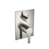 Flusso 180.2100BN Tub / Shower Trim With Pressure Balance Valve - 2-Output - Brushed Nickel