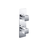 Flusso 196.2780CP 3/4" Thermostatic Shower Valve & Trim - 3-Output - Chrome
