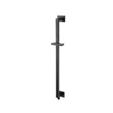 Flusso 160.601024AMB Shower Slide Bar With Integrated Wall Elbow - Matte Black Flusso 160.601024AMB Shower Slide Bar With Integrated Wall Elbow - Matte Black