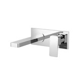 Flusso Single Handle Wall Mounted Bathroom Faucet - Matte Black - 196.1800MB