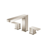 Flusso 3 Hole Deck Mount Roman Tub Faucet - Polished Nickel - 196.2410PN