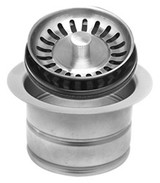 Mountain Plumbing Garbage Disposer Strainer & Stopper with Extended Flange - Satin Brass - MT202/SB