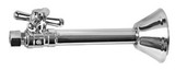 Mountain Plumbing Straight Sweat Valve Mini Cross Handle 1/2" - Satin Brass - MT631-NL/SB