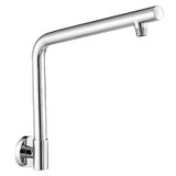 Mountain Plumbing Round Riser Shower Arm 12" - Matte Black - MT28/MB