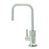 Mountain Plumbing Hot Water Faucet with Contemporary Round Body & Handle (90° Spout) - Satin Brass - MT1830-NL/SB