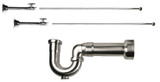 Mountain Plumbing Straight Sweat Lavatory Kit - oval handle - Matte Black - MT317MASS-NL/MB