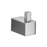 Flusso Brass Bathroom Towel / Robe Hook - Brushed Nickel - XS1001BN