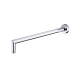 Isenberg  HS1040CP Wall Mount Round Shower Arm - 16" (400mm) - With Flange - Chrome