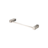 Flusso XS1008PN Brass Towel Ring / Mini Towel Bar - 8" - Polished Nickel