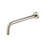 Isenberg  HS1002SAPN Wall Mount Round Shower Arm - 12" (300mm) - With Flange - Polished Nickel