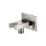 Isenberg  HS8006BN Wall Elbow With Holder Combo - Brushed Nickel