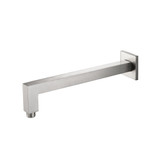 Isenberg  HS1001SABN Wall Mount Square Shower Arm - 12" (300mm) - With Flange - Brushed Nickel