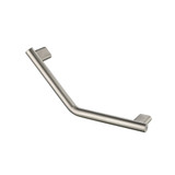 Flusso GBB.5218BN Angled Shower Grab Bar - 18" - Brushed Nickel