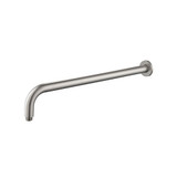 Flusso Wall Mount Round Shower Arm - 20" - With Flange - Brushed Nickel - HS1070BN