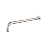Isenberg  HS1070PN Wall Mount Round Shower Arm - 20" - With Flange - Polished Nickel