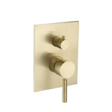 Flusso Tub / Shower Trim - 2-Output - Satin Brass - UF.2100TSB