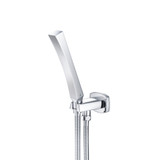 Isenberg  240.1026BN Hand Shower Faucet Set With Wall Elbow, Holder and Hose - Brushed Nickel