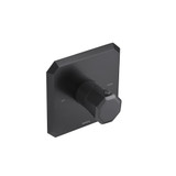 Flusso 230.4201TMB Trim For 3/4" Thermostatic Valve - Use with TVH.4201 - Matte Black