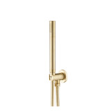 Flusso SHS.1024SB Hand Shower Faucet Set with Holder and Elbow Combo - Satin Brass Flusso SHS.1024SB Hand Shower Faucet Set with Holder and Elbow Combo - Satin Brass
