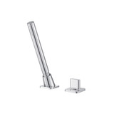 Flusso 260.1280CP Deck Diverter With Holder & Hose - Chrome
