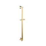 Flusso Shower Slide Bar With Integrated Wall Elbow - Satin Brass - 230.601005ASB