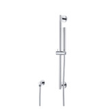 Flusso SHS.1014CP Hand Shower Faucet Set with Slide Bar and Elbow - Chrome Flusso SHS.1014CP Hand Shower Faucet Set with Slide Bar and Elbow - Chrome