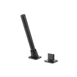 Flusso Deck Diverter With Holder & Hose - Matte Black - 260.1280MB