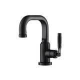 Flusso Single Hole Bathroom Faucet - Matte Black - 250.1000MB