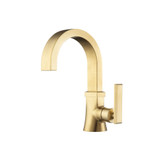 Flusso Single Hole Bathroom Faucet - Satin Brass - 230.1000SB