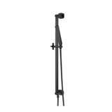 Flusso 240.2016MB Hand Shower Faucet Set with Slide Bar, Integrated Elbow & Hose - Matte Black
