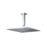 Flusso 12" Rain Head with 6" Ceiling Mount Arm - Chrome - RHC.12SCP