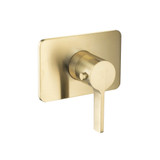 Flusso 3/4" Thermostatic Valve With Trim - Satin Brass - 260.4201SB