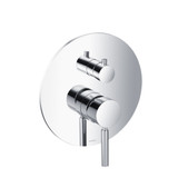 Flusso UF.2102CP Tub / Shower Trim With Pressure Balance Valve - 2-Output - Chrome