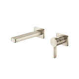 Flusso Single Handle Wall Mounted Bathroom Faucet - Brushed Nickel - 260.1800BN