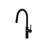 Flusso Ziel - Dual Spray Stainless Steel Kitchen Faucet With Pull Out - Matte Black - K.1360MB