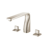 Isenberg  260.2410PN 3 Hole Deck Mount Roman Tub Faucet - Polished Nickel