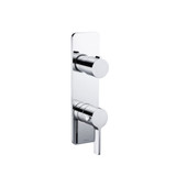 Isenberg  260.2720CP 3/4" Horizontal Thermostatic Shower Valve & Trim - 1- Output - Chrome