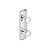 Flusso 3/4" Horizontal Thermostatic Shower Valve & Trim - 1- Output - Chrome - 230.2720CP