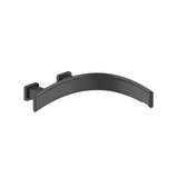 Flusso Wall Mount Faucet Spout - Right Facing Curvature - Matte Black - CU.2300RMB