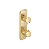 Flusso 3/4" Horizontal Thermostatic Shower Valve & Trim - 1- Output - Satin Brass - 230.2720SB