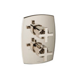 Flusso 3/4 " Thermostatic Valve & Trim - With 2-Way Diverter - 2 Output - Polished Nickel - 240.4420PN