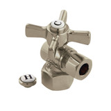 Kingston Brass CC43108ZX 1/2" Fip X 3/8" Od Compression Angle Valve - Brushed Nickel