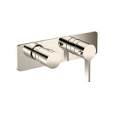 Flusso 3/4" Horizontal Thermostatic Shower Valve & Trim - 3 Output - Polished Nickel - 260.2705PN