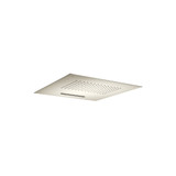 Flusso CSS.15SBN 15" Stainless Steel Flush Mount Rainhead With Cascade Watefall - Brushed Nickel