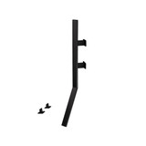 Flusso IF.2000MB Wall Mount Faucet With Deck Handles - Matte Black